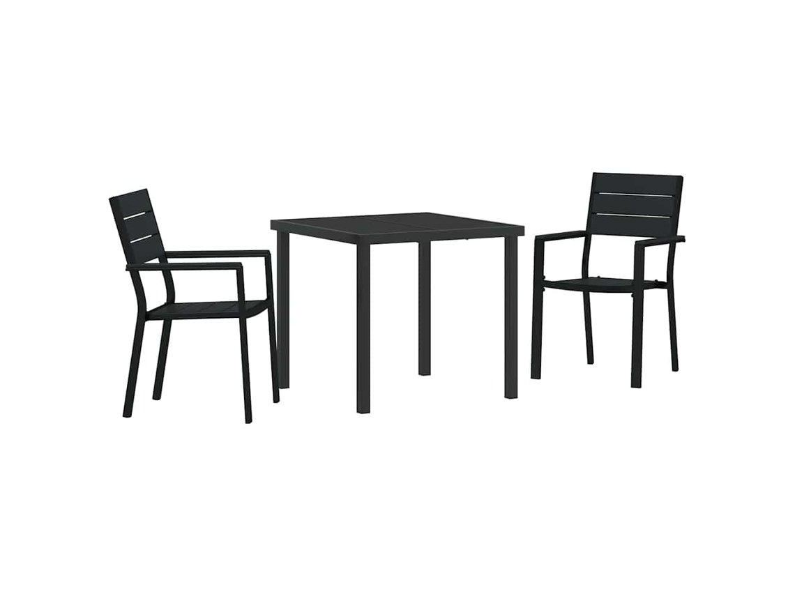 7 Pcs Conjunto de Jantar para Jardim com Almofadões Vime Pe MAISON EXCLUSIVE