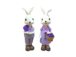 Decoração em Resina com Coelhinho Pendurar LAXISCREED