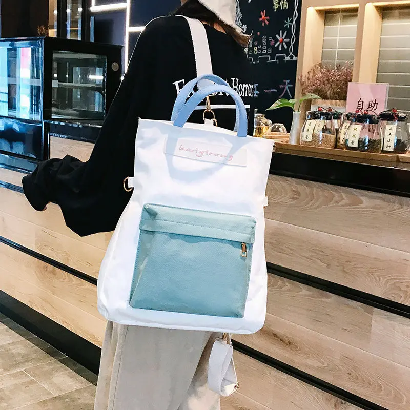 Mochila Escolar, Feminina, Lona, Aulas