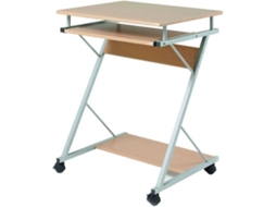 Mesa de Apoio para Portátil JSHOME Volta Cinzento (60 x 75 x 48 cm - Madeira e Metal)