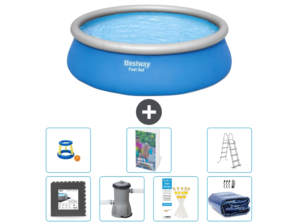 Bestway Piscina Bestway Fast Set Redonda - 457x122 Cm - 8-peças S351