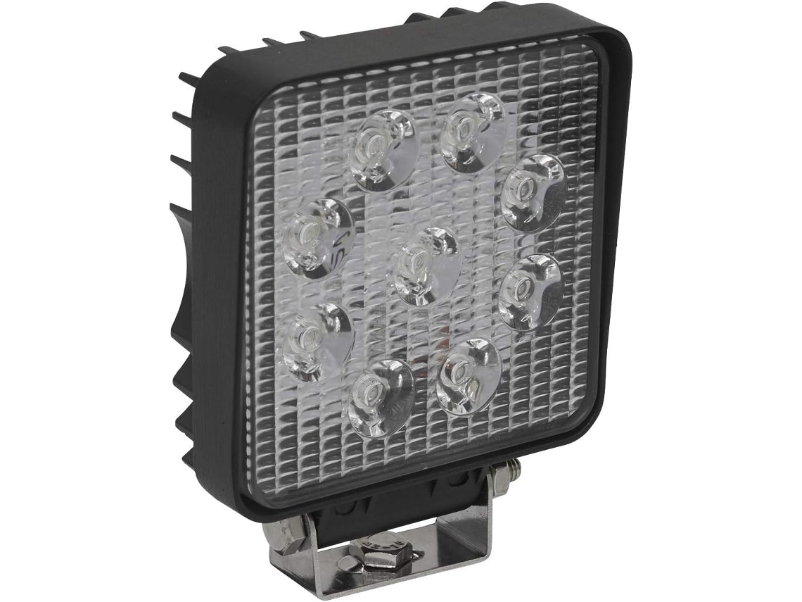 Refletor De Trabalho Led3s 27w 2160 Lúmens, Certificado Ece R10, Ip68, Com Suporte De Montagem.