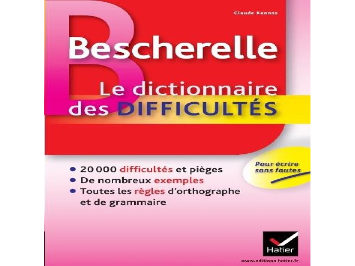 Livro Bescherelle - Dictionnaire des difficultes orthographiques de la langue francaise de Editions Hatier (Francês)