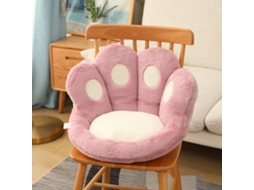 Cojín de Asiento Suave para Oficina Y Hogar Gordo Blando Caliente Rosa Oscuro