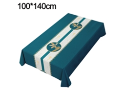 Toalha de Mesa de Pvc À Prova D'Água À Prova de Óleo e À Prova de Derramamento Ao Ar Livre Capa de Toalha de Mesa Retangular Lavável 100 X 140 Cm