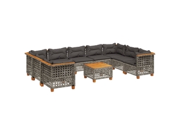 Garden Sofa Set, Garden Sofa Sets Vidaxl Cinzeto Rattan / Vime (n/a)