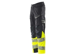 Calças Grandes Com Bolsos Para Joelheiras Accelerate Safe 19179 Amarelo 62 / 32 MASCOT