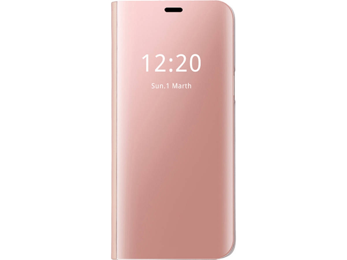 Capa Samsung Galaxy A8 2018 Clear View Rosa
