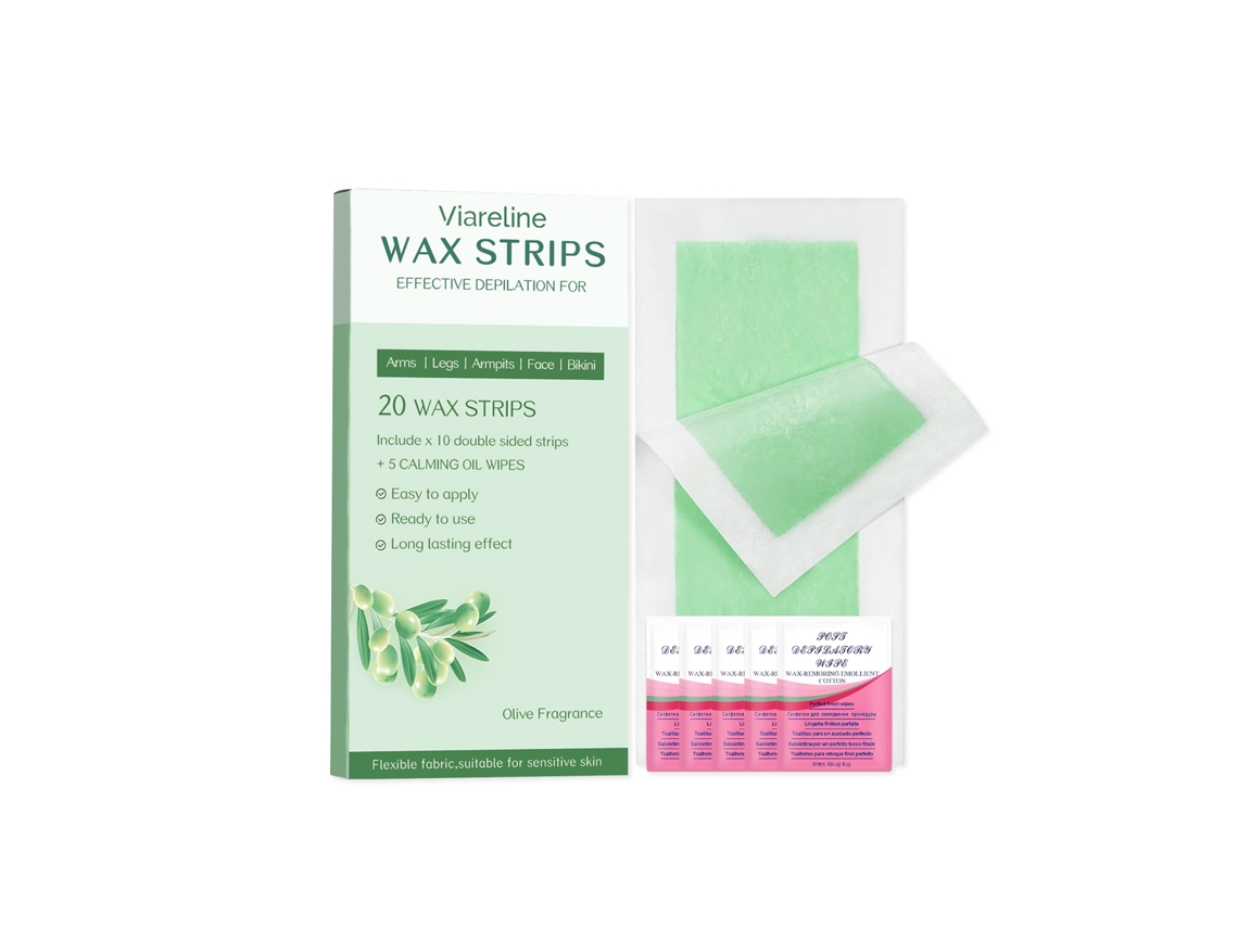 Viareline Stripos de Cera Facial e Corporal Gentle