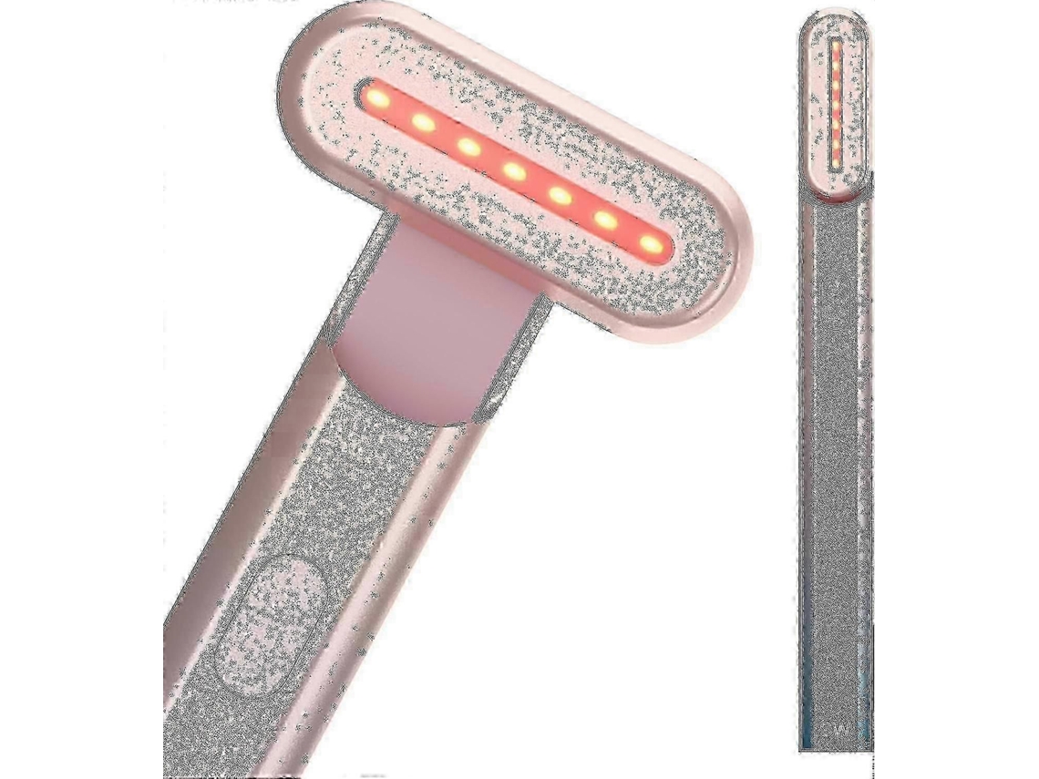 Varinha Facial 4 em 1 Radiant Renewal, com Massageador Facial, Caa GOKOCO (ouro Rosa)