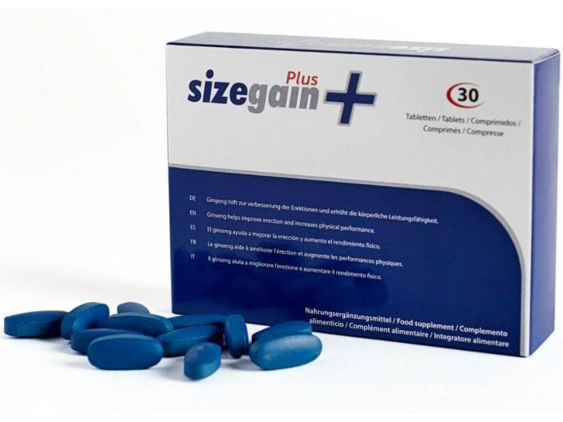 Pastilhas 500COSMETICS Sizegain Plus Para Alargar o Penis