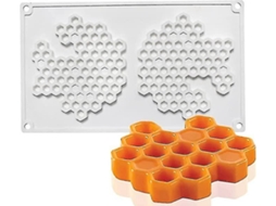Molde De Favo Mel Ghyt Para Decoração Bolos E Cupcakes, Moldes De Resina Epóxi Para Doces Natal, Artigos Para Festas E Confeitaria