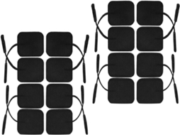 Eletrodos Autoadesivos Super Macios De 5x5cm Com Contato 2mm Para Alívio Da Dor, Crescimento Muscular, Tonificação E Massagem (20 Unidades)