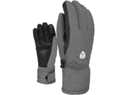 Luvas para Mulher LEVEL I-super Radiator Goretex Cinzento para Esqui (S-M)