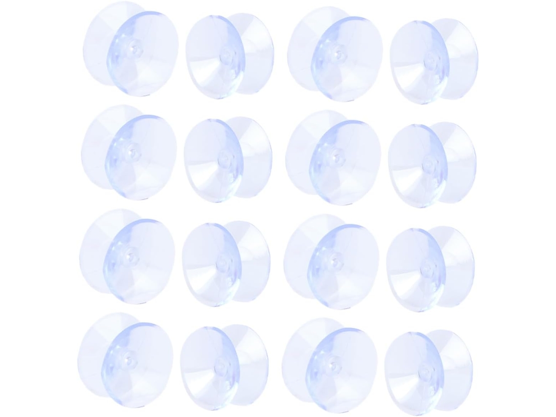Conjunto De 20 Almofadas Antiderrapantes Pvc Dupla Face Com Ventosas Para Tampos Mesa Vidro E Superfícies Móveis