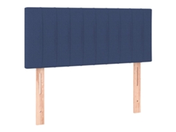 Cabeceira VIDAXL Azul Tecido (90x5x88 cm )