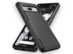 Capa Protetora De Pc Tpu De Nível Militar Para Google Pixel 7a - Preta