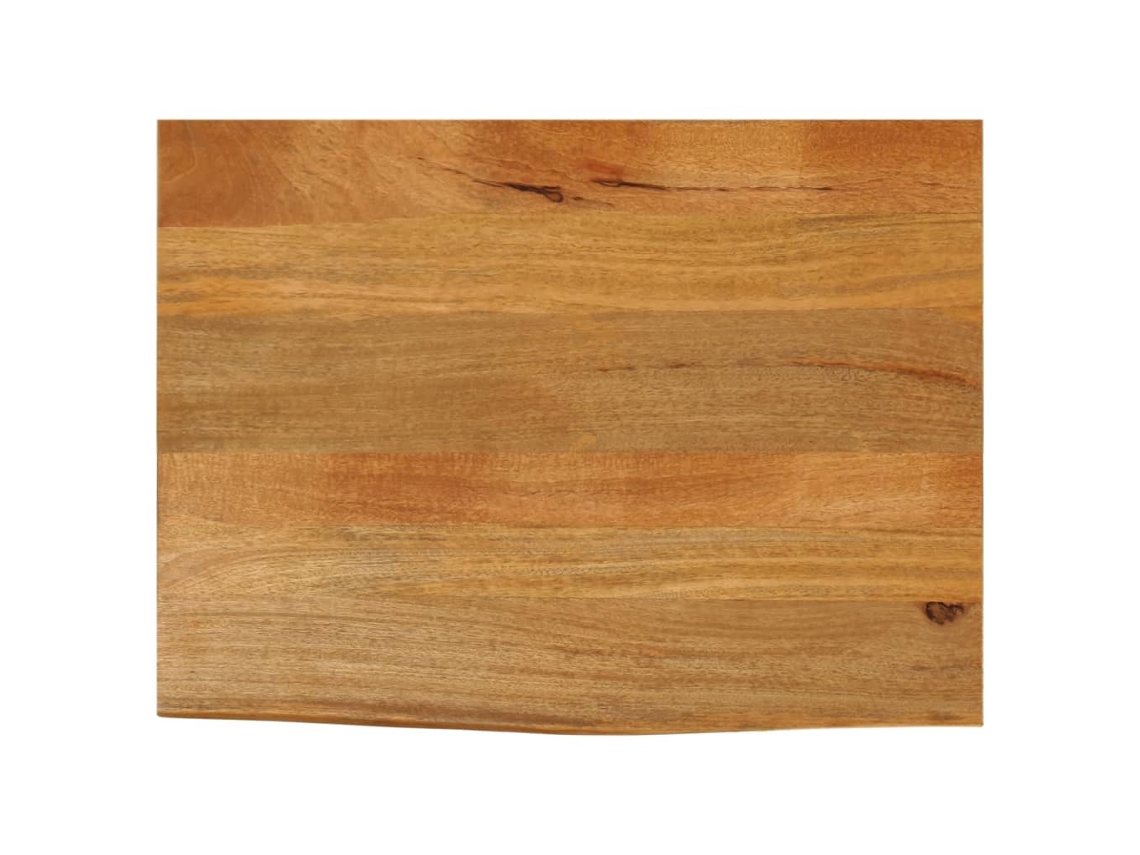 Vidaxl Tampo De Mesa C/ Borda Viva 70x60x2,5 Cm Mangueira Maciça