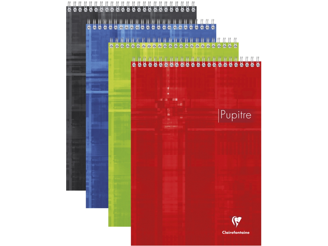 Bloco de Notas Espiral CLAIREFONTAINE Pupitre Din A4 Quadrado