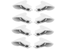Conjunto de 8 alfinetes antiderrapantes para colchas e edredons, ideais para uso doméstico. Perfeitos para prender com alfinetes.