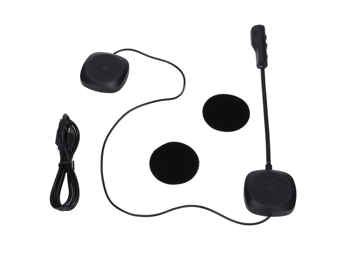 Fone De Ouvido Bluetooth 5.0 Para Capacete De Moto Com Microfone Handsfree Sem Fio