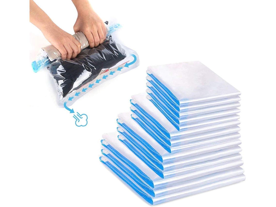 Conjunto De Embalagem A Vácuo Para Viagem Enrolável, Sem Necessidade De Vácuo Slowmoose (35 50 Cm)
