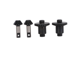 Conjunto De Engrenagens Laxiscreed 24t E 12t Em Alumínio Para Eixo De Bicicleta