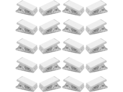 Conjunto De 60 Prendedores De Crachá Autoadesivos, Leves E Seguros, Em Pp E Metal, Decoração De Festas E Uso