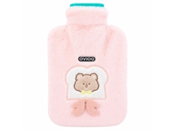 Bolsa De Água Quente Com Forro - Ursinho Bk Rsd-10 Rosa