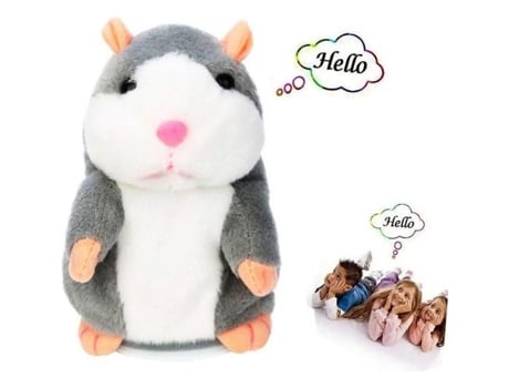 Brinquedo Interativo Hamster Falante Repete Suas Palavras Pelúcia Macia Para Crianças De 3 A 10 Anos Jcotton