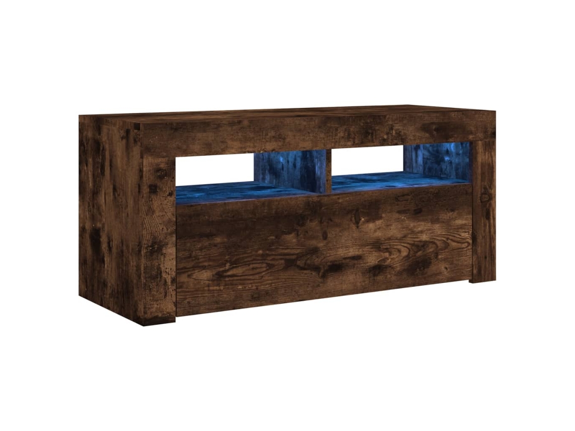 Tv Cabinet, Tv Cabinets Vidaxl Marrom Madeira Processada (n/a)