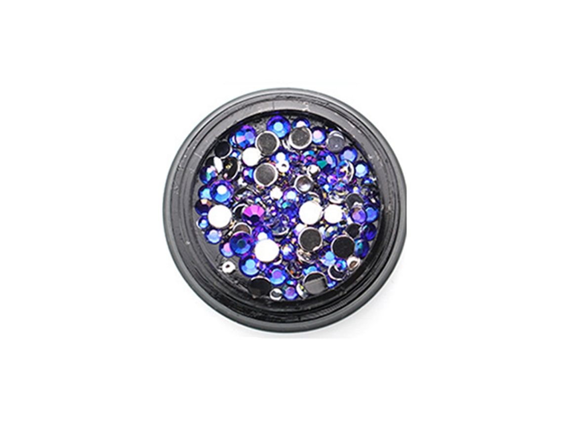 Decoração De Unhas Com Strass Acrílico Ab Glitter 3d Paillettes Ferramenta De Manicure 26
