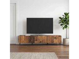 Vidaxl Gabinete Para Tv Com Gaveta Madeira Antiga 147 X 34,5 X 32 Cm