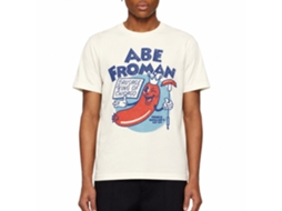 Rockinstone Ferris Bueller's Day Off Chicago Sausage King Solid Natural Adult T-shirt Size:xxxl