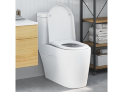Vidaxl Assento De Vaso Sanitário Branco 49 X 36 X 4 Cm Duroplast
