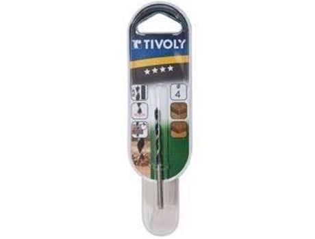 Broca Para Madeira Tivoly Slr 3 Pontas 8 X 125 Mm Precisão De Perfuração Evacuação De Cavacos