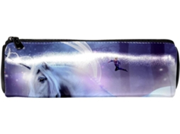 Estojo Organizador Forest Mystic Sparkles Com Design De Fada Cavalo E Unicórnio Escola, Adolescentes, Meninas