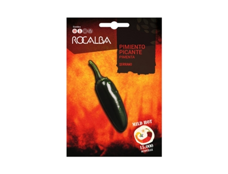 ROCALBA Semilla Pimiento Picante Serrano 500G