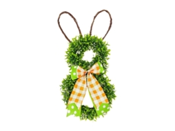 Coroa de Páscoa Rena com Orelhas para Porta, Janela e Parede, Decorativa 50x25cm LAXISCREED