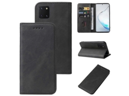 Capa De Couro Com Fecho Magnético Para Samsung Galaxy Note10 Lite / A81