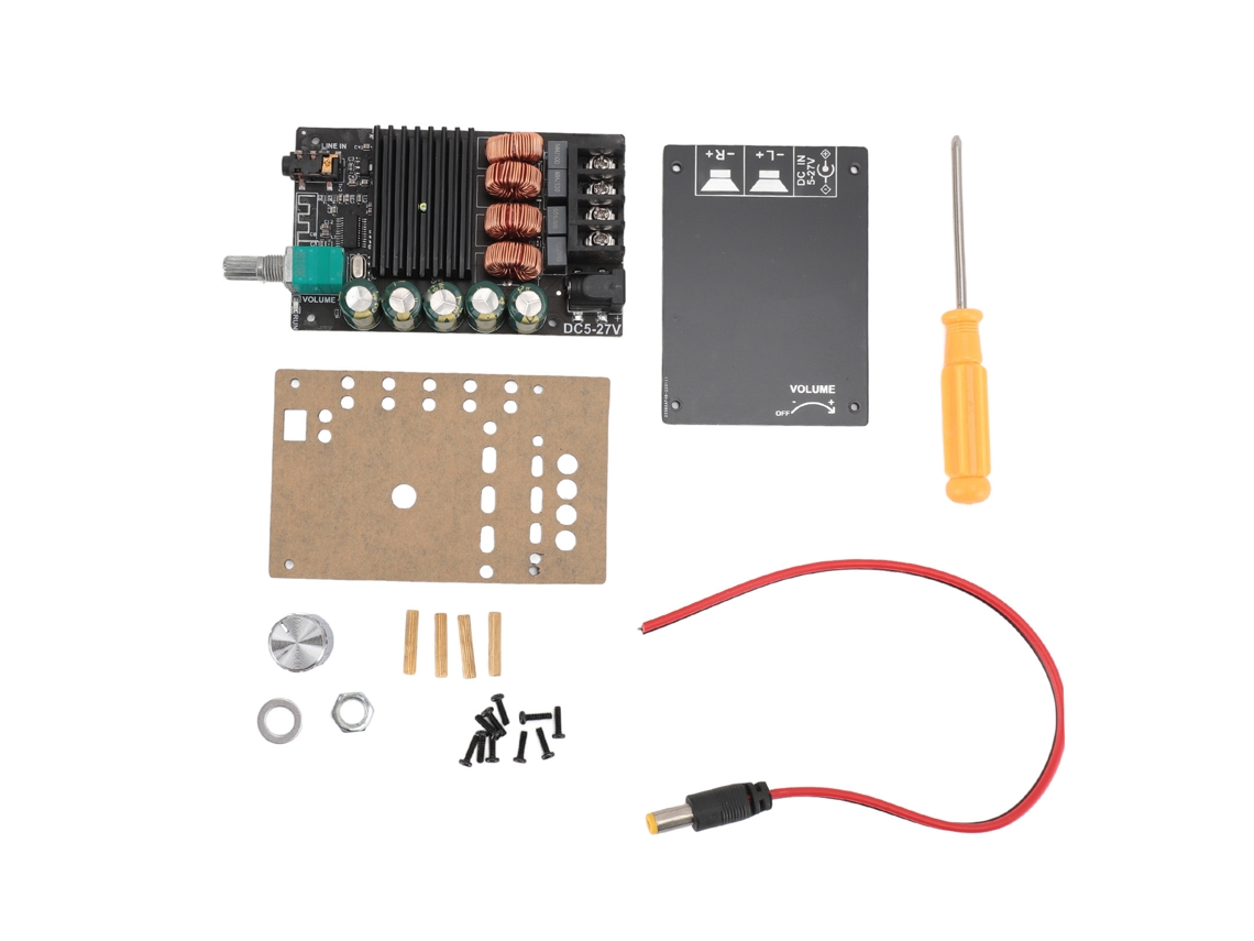 Mali placa de Amplificador de Potência Bluetooth Hifi com Dois Chips Tpa3116d2 Entradas Duas e Saídas 100w Dual