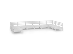 Garden Lounge Set, Garden Lounge Sets Vidaxl Branco Madeira De Pinho (n/a)