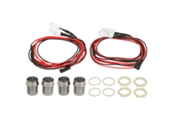Mali kit de Luzes Led Rc 2pcs 8mm para Carros Traxxas Hsp Tamiya Redcat Axial Scx10 Crawler Branco