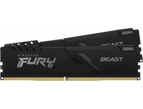 MemÃ³ria RAM DDR4 KINGSTON FURY Beast (Outlet Caixa Aberta - 2 x 8 GB - 3600 MHz - CL 17 - Preto)
