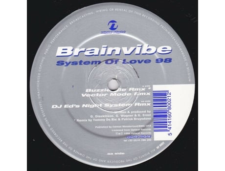 Vinil System Of Love 98 Night Flight Records
