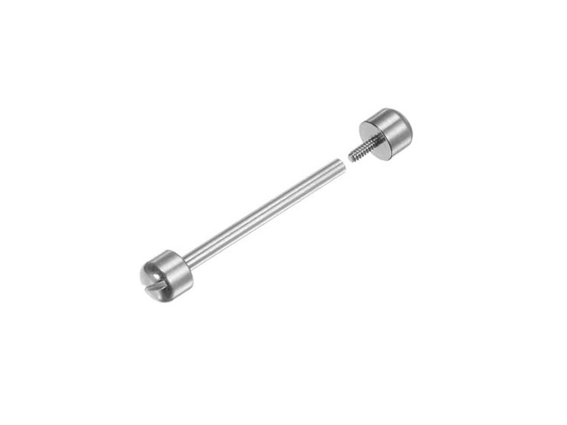 Relógio Escrota Durável Aço Inoxidável - Relógio Cinturão Escrota - Barriga Estreita E Retangular - Cabeça Escrota Redonda - Conexões Confiáveis - Pro