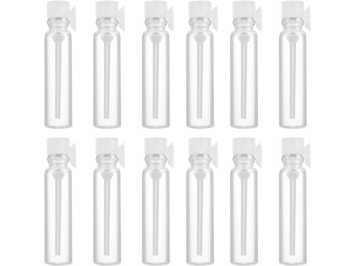 50 Frascos De Vidro Vazios De 1ml Para Perfume, Recarregáveis E À Prova De Vazamentos