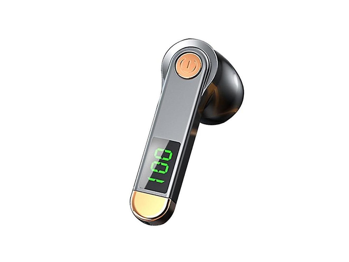 Fones De Ouvido Tws Bluetooth 5.2 Com Display Digital Led Ly Ebike (preto)
