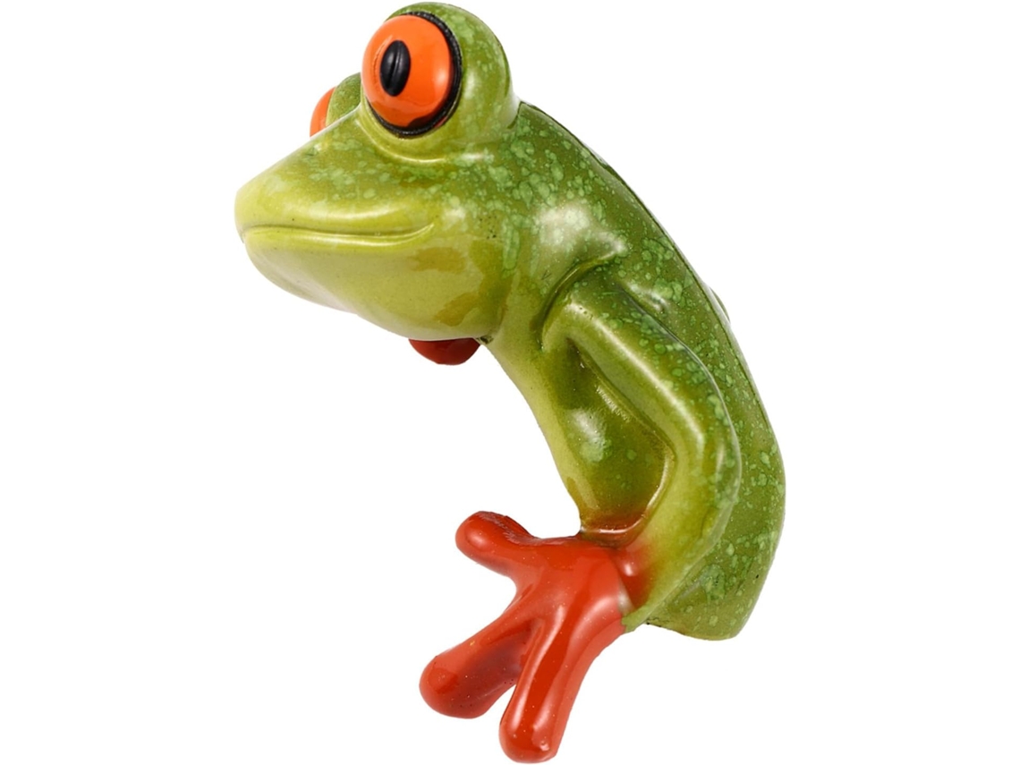 Miniatura Animal Resina Verde Decoração Escritório Ornamento Divertido Relaxante Ideal Escritórios Espaços GOKOCO