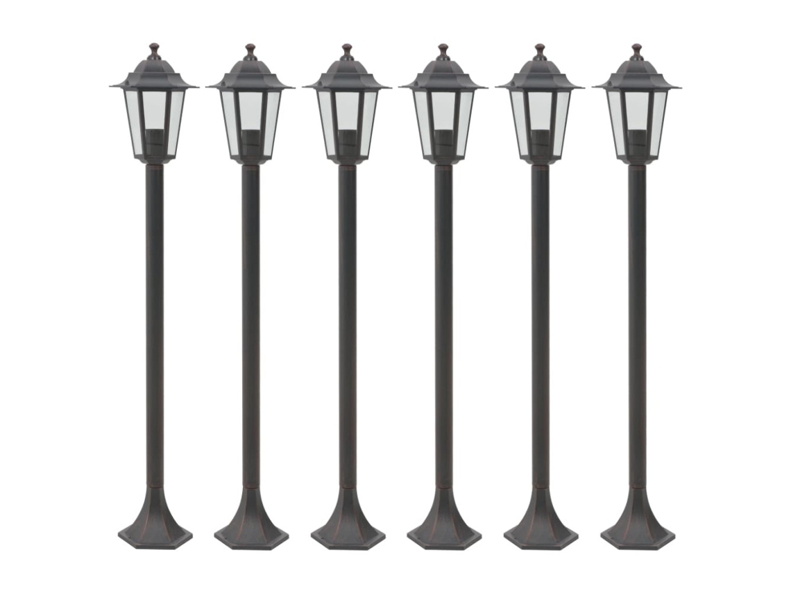 6 luzes de anel led azuis, metal, subaquáticas, pequeno lago, 12v AQUAFORGE